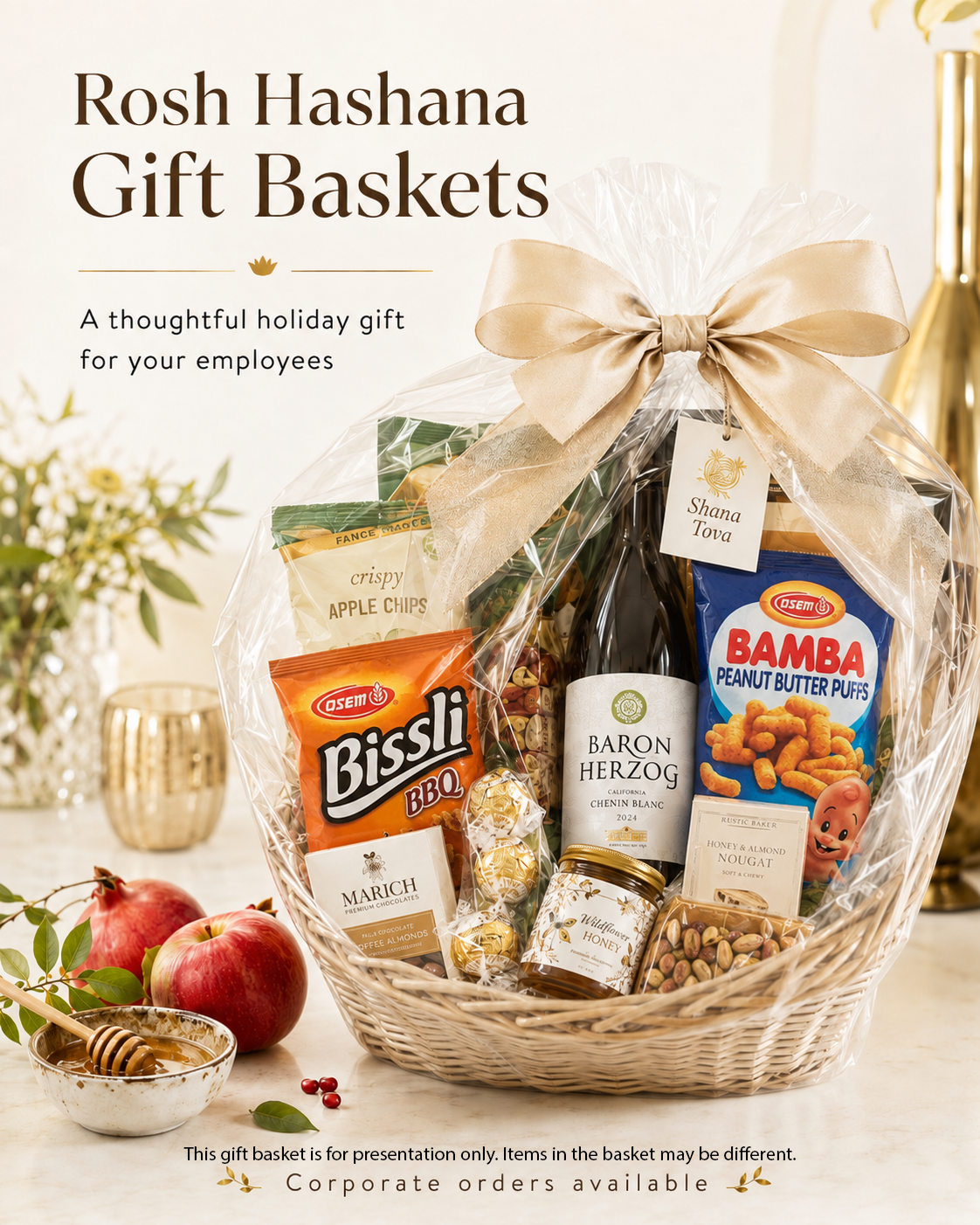 Rosh Hashana Gift Basket x 20